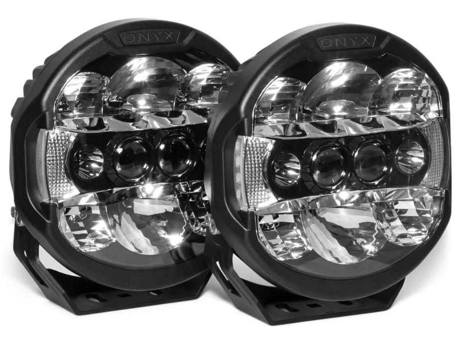 ION-L-9-G2 Driving Lights – 16,000LM LED + Laser, 1,400M Beam, Dual-Colour DRL, IP69K Waterproof, Rugged Off-Road Lighting
