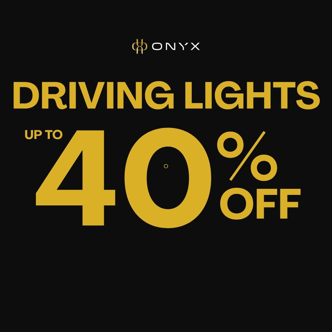 Whether you’re a professional driver, off-road enthusiast, 4WD adventurer or avid hunter, with a pair of ONYX Driving Lights fitted to your vehicle your driving experience and performance will surpass the rest of its class.