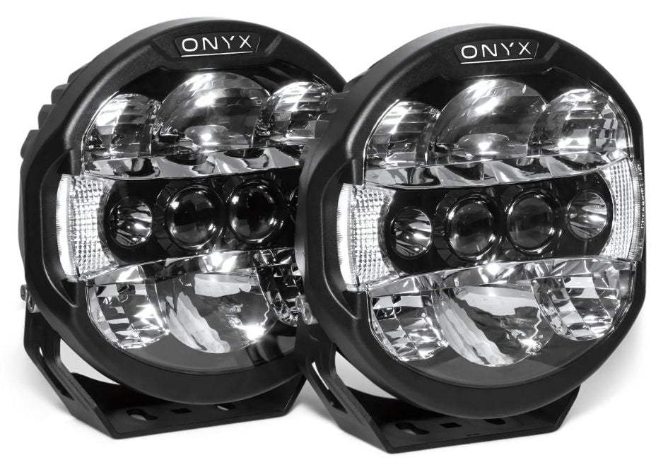 ION-L-9-G2 Driving Lights – 16,000LM LED + Laser, 1,400M Beam, Dual-Colour DRL, IP69K Waterproof, Rugged Off-Road Lighting