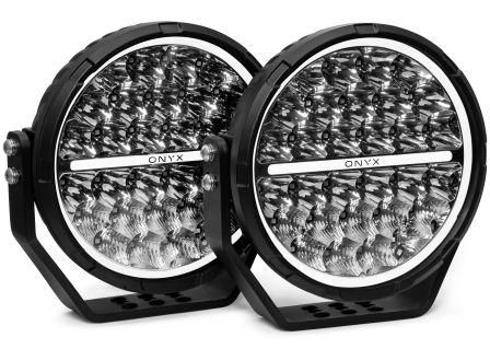 ONYX Lights JB-9 | 9" LED Driving Lights with Dual Colour DRL