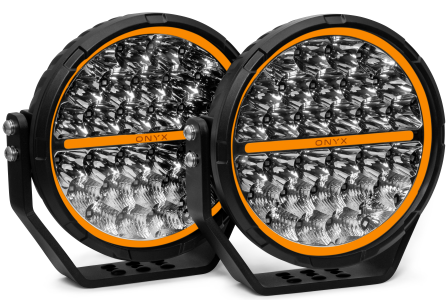 ONYX Lights JB-9 | 9" LED Driving Lights with Dual Colour DRL