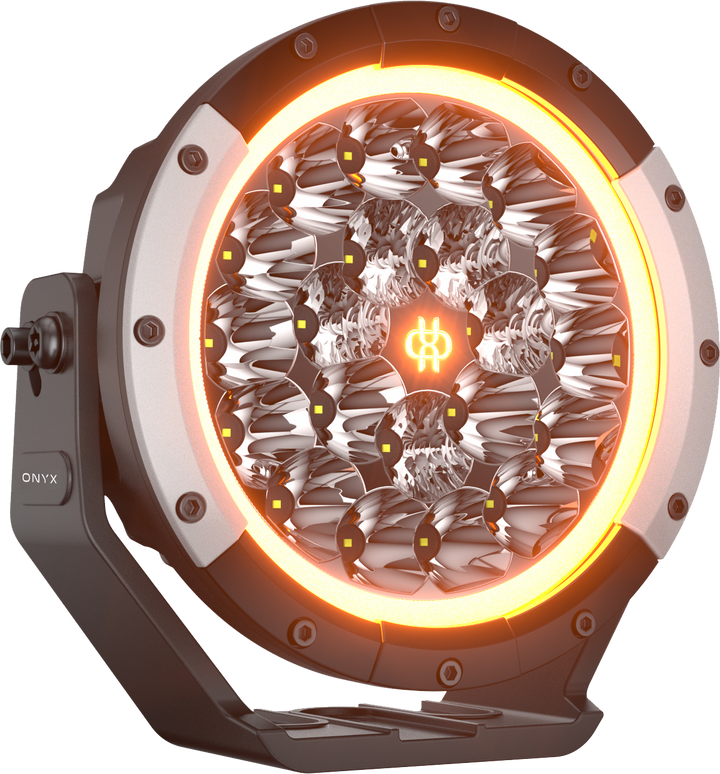 ONYX Lights TB-9 Driving Lights | 19,800LM Osram LEDs | 2,000M Beam | Dual Colour DRL