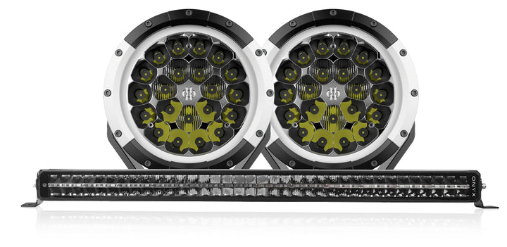 TB-9 (PAIR) INCLUDING WIRING HARNESS + ION-D42 LIGHT BAR BUNDLE