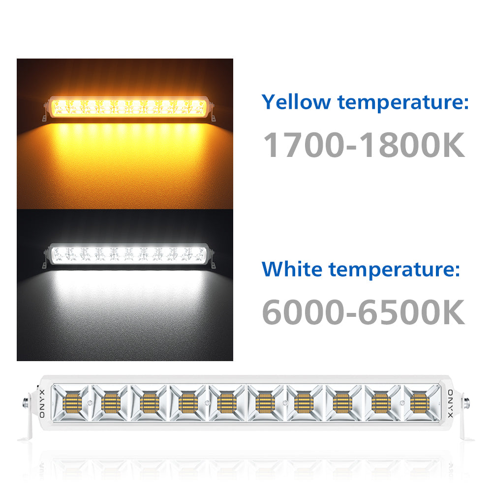 ONYX Lights XEN-BL22 Marine Lighting | 4 x 22" Dual-Colour LED Light Bars
