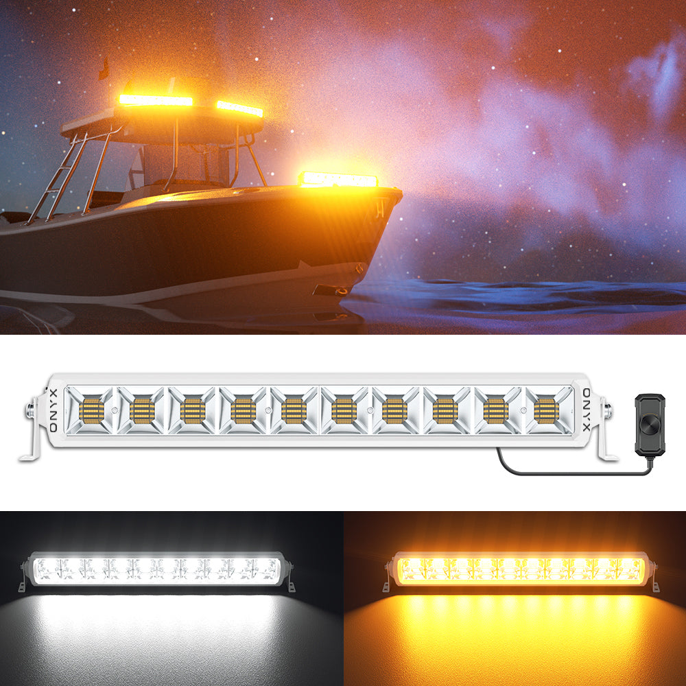 ONYX Lights XEN-BL22 Marine Lighting | 4 x 22" Dual-Colour LED Light Bars