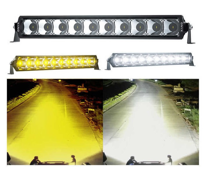 ONYX Lights XEN-S22-DC Light Bar | 22" Single Row, Dual-Colour LED