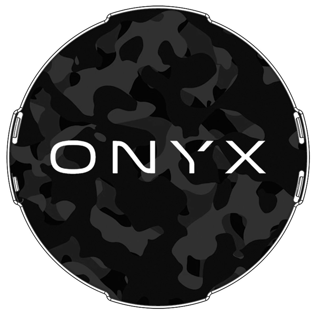 XEN-CC2 - 9" 'MILTARY' DRIVING LIGHT COVER (single) - ONYX Lights